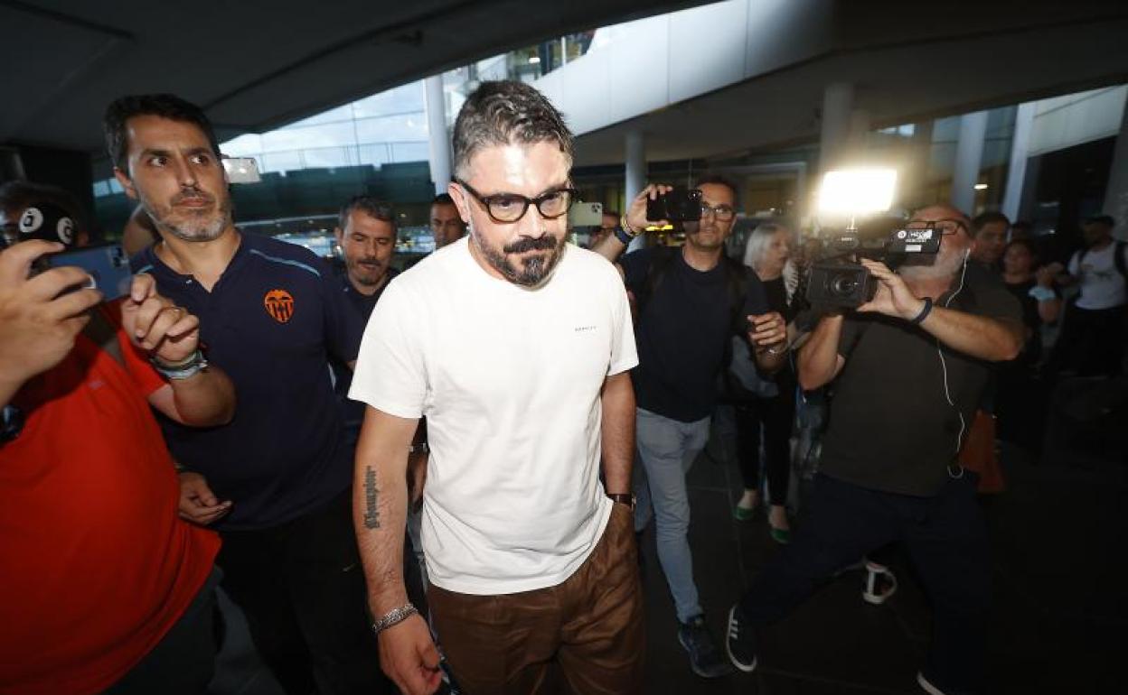 Genaro Gattuso, entrenador del Valencia CF. 