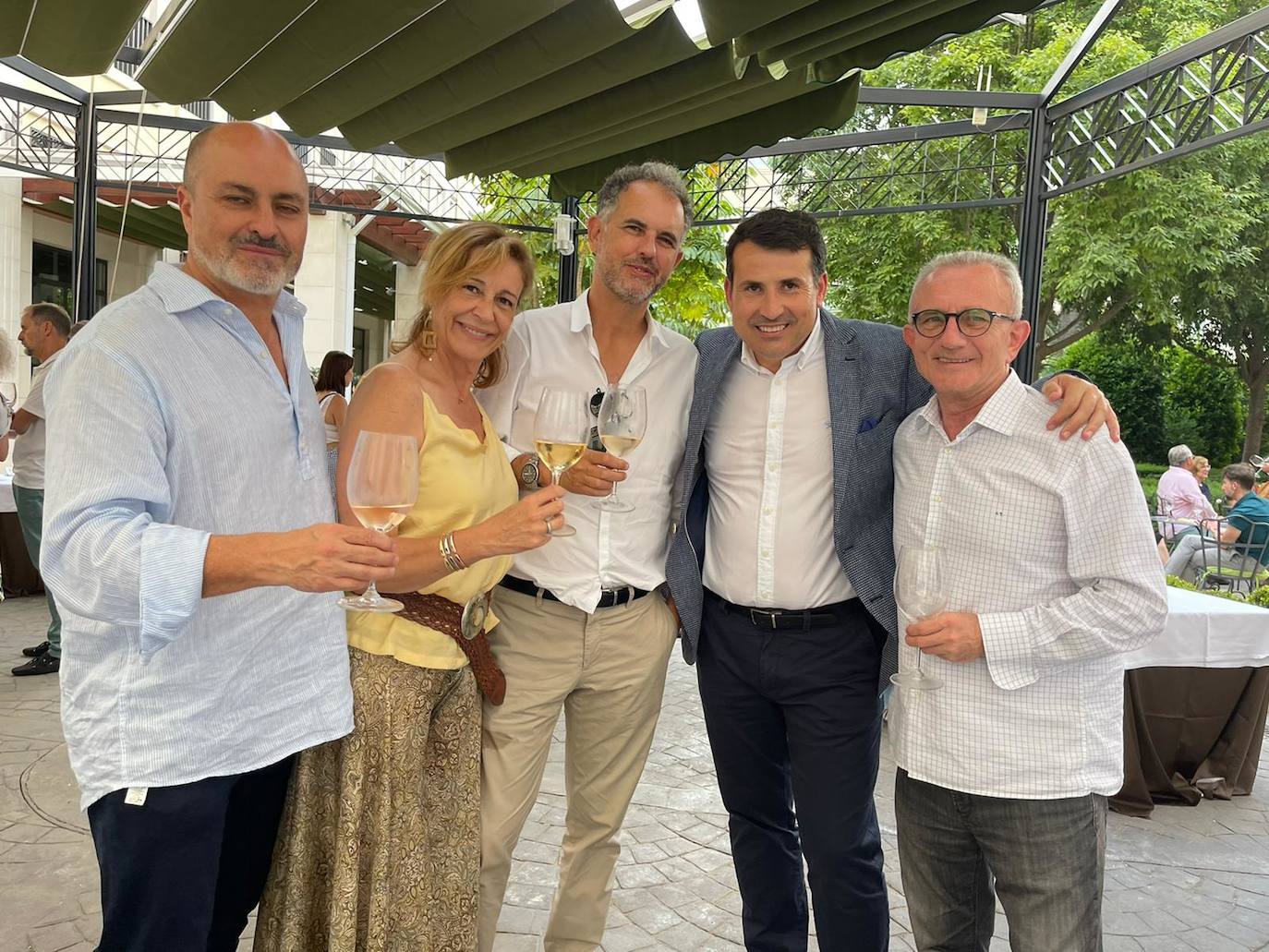 Carlos Pujadas, Amparo Dobón, Javier Lizcano, Pablo Osorio y Sergio Terol.