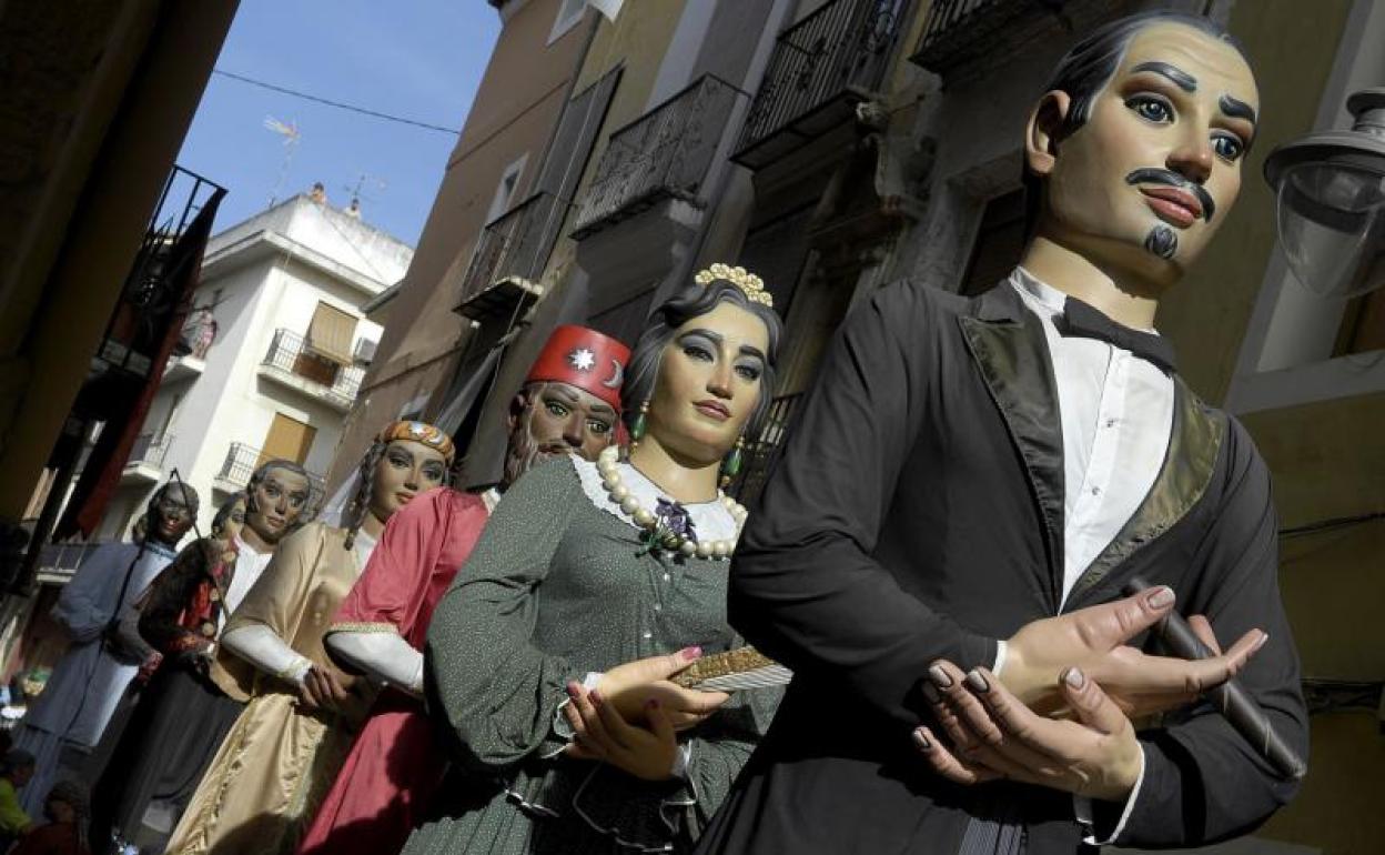 La figura de los Gigantes serán homenajeadas este jueves, día del Corpus. 