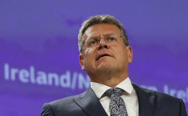 El vicepresidente de la Comisión Europea, Maros Sefcovic. 