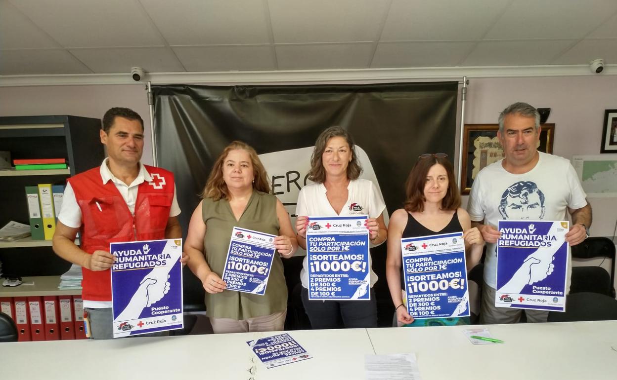 Presentación de la campaña este lunes en el mercado de San Roque. 