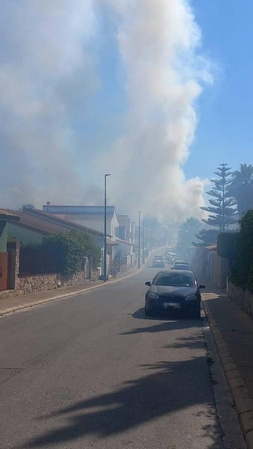 Fotos: Un incendio forestal obliga a evacuar a vecinos en Riba-roja de Túria