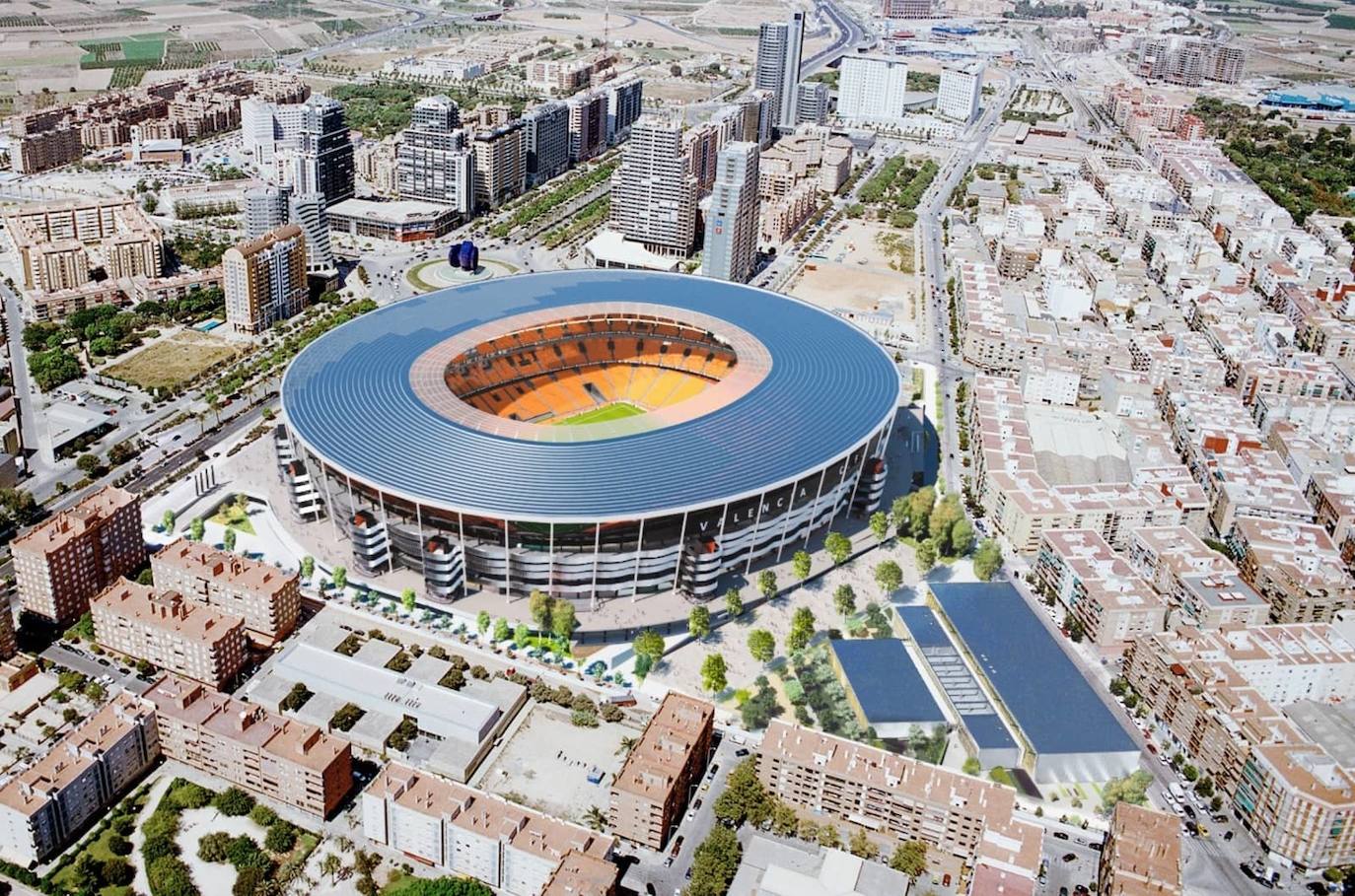 Fotos: Así quedará el nuevo Mestalla con el proyecto del Valencia CF