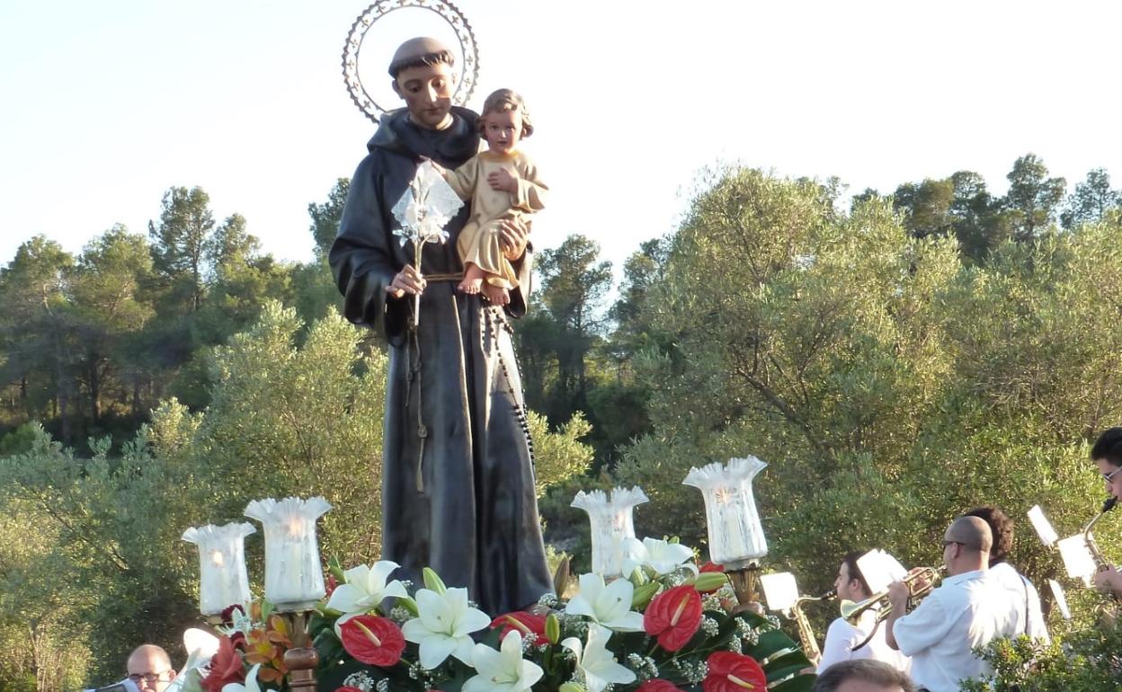 Romería de San Antonio de Padua en el Caserío de Benali de años anteriores. 