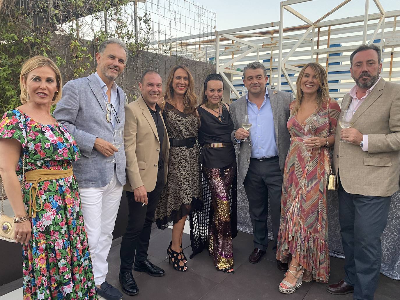 Inma Monedero, Javier Lizcano, Javier Monedero, Paz Luz, Arantxa Sánchez, José Enrique Pastor, Lourdes Luz y Marcos Montalbán.