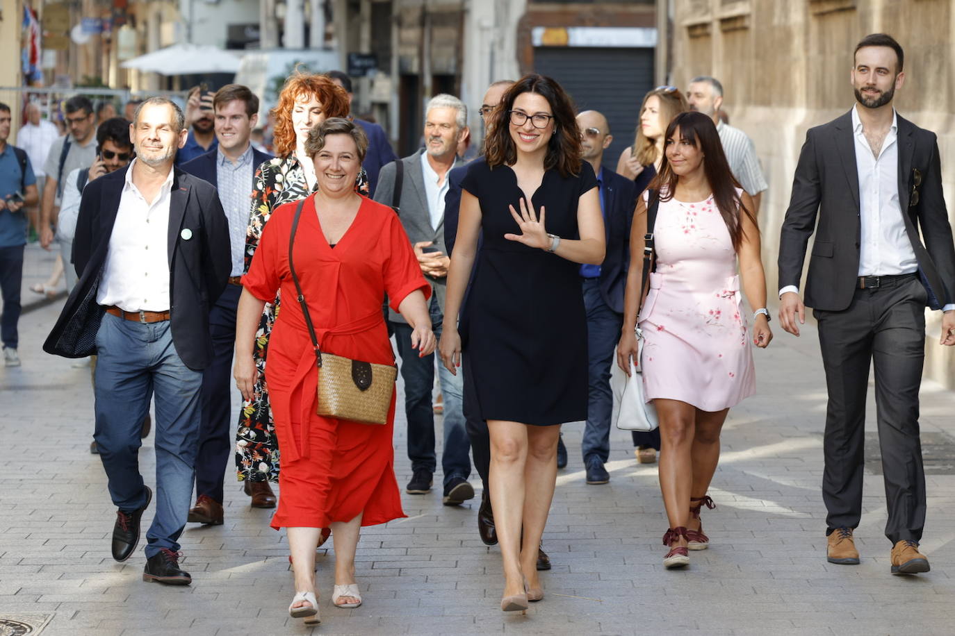 Aitana Mas ha tomado posesión del cargo en el Palau de la Generalitat. 