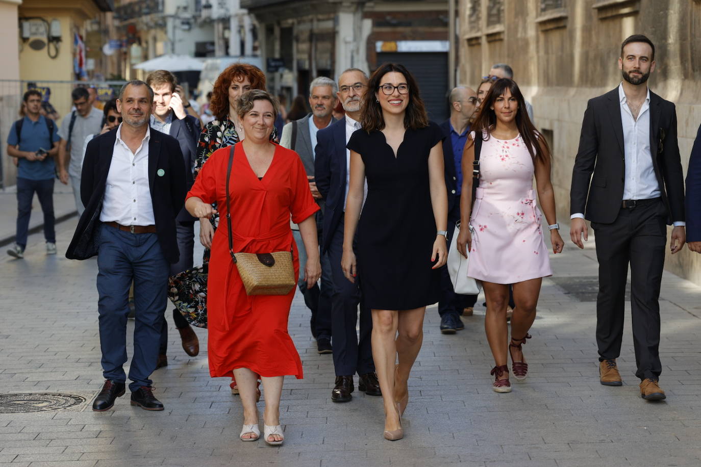 Aitana Mas ha tomado posesión del cargo en el Palau de la Generalitat. 