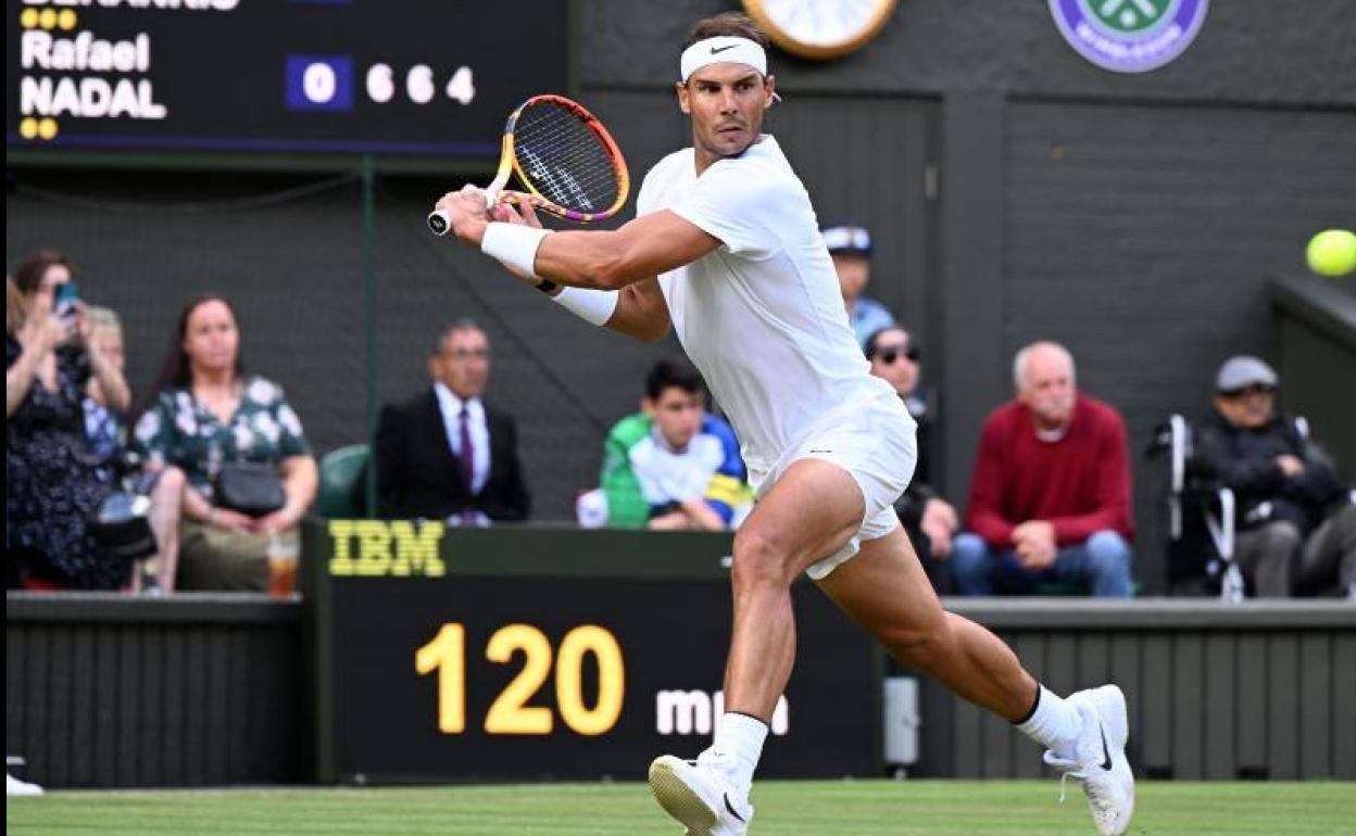 Nadal, en Wimbledon.