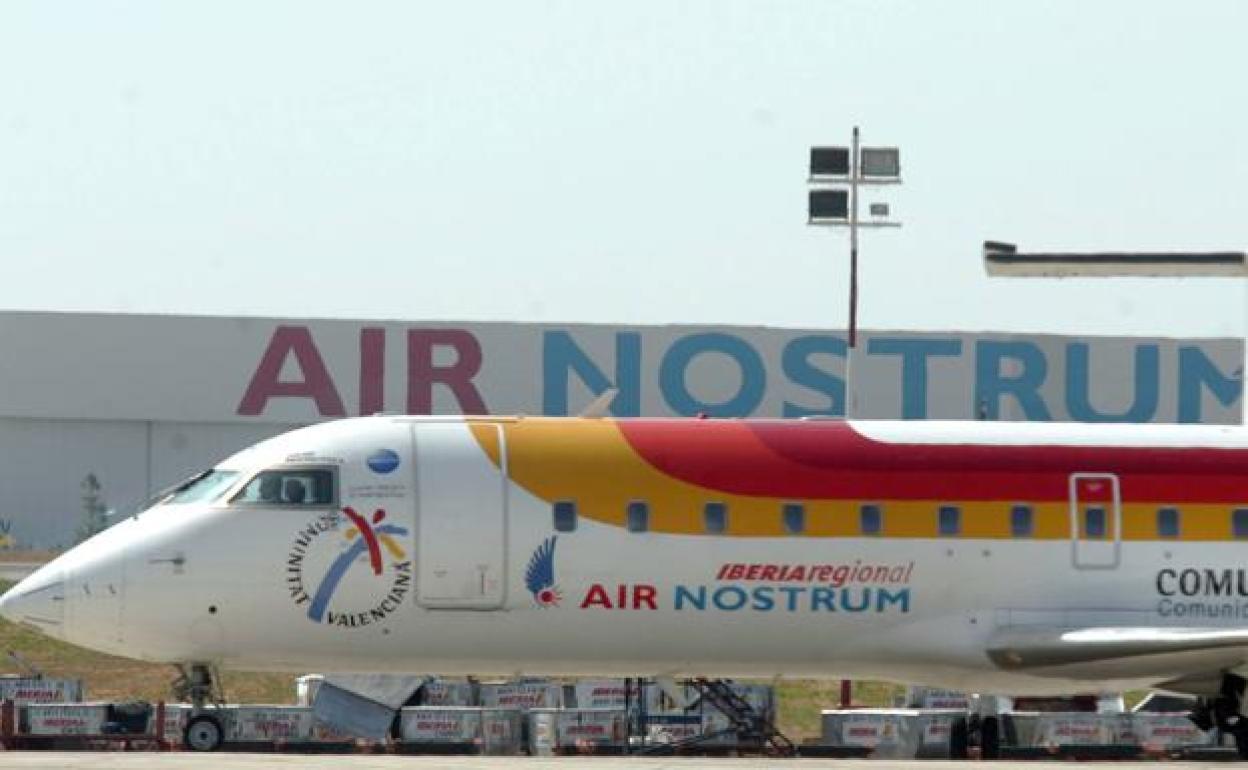 Avión de Air Nostrum.