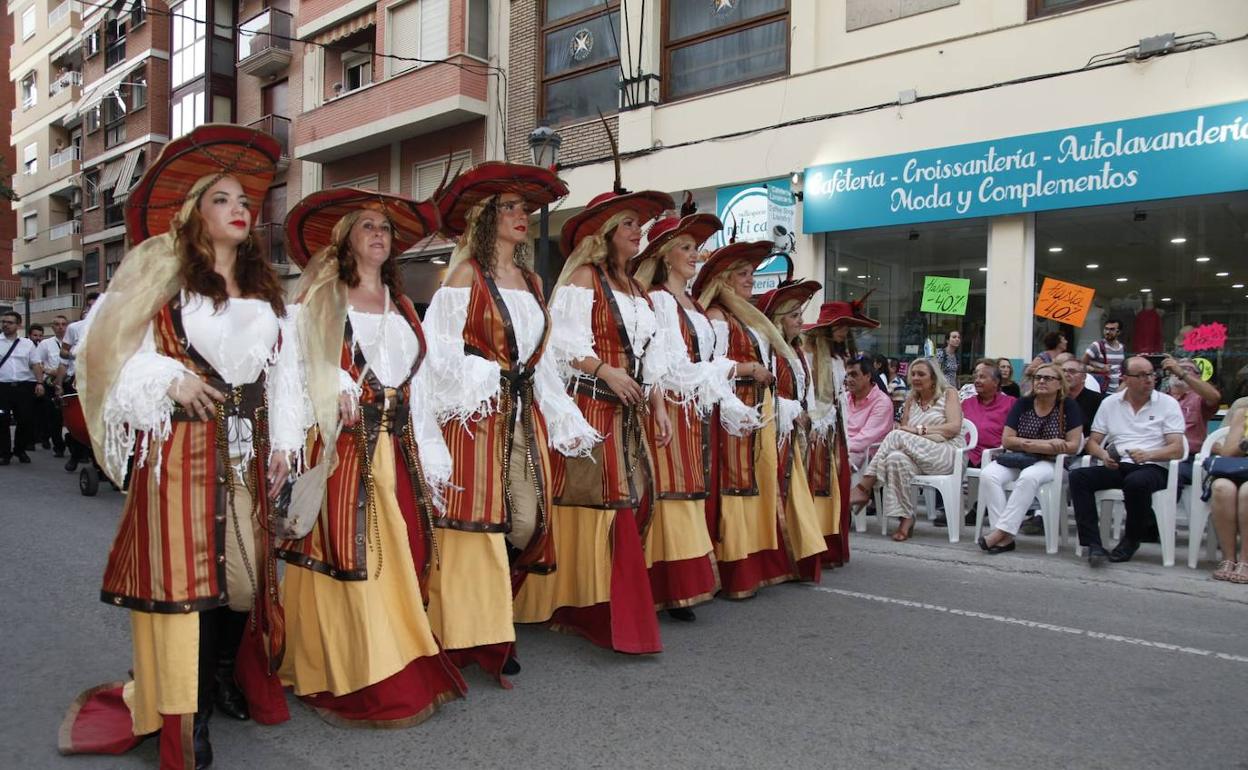 Celebración de los Moros y Cristianos del Marítimo, en 2019. 