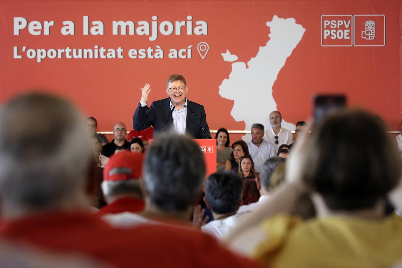 Fotos: El PSPV reúne a más de un millar de militantes y cargos municipales y autonómicos en la Marina de Valencia