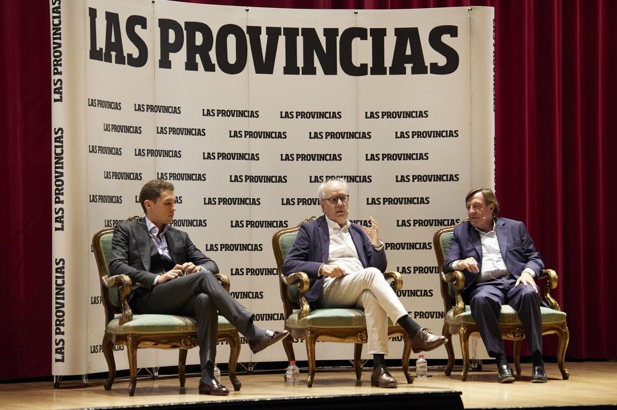 Ginés Marín, José Luis Benlloch y Curro Vázquez en Aula LAS PROVINCIAS. 