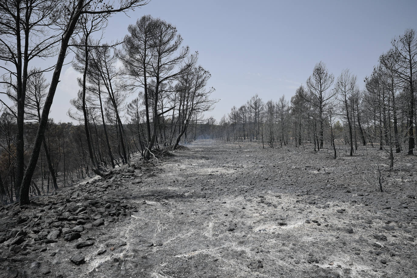 Fotos: Los efectos del incendio de Venta del Moro