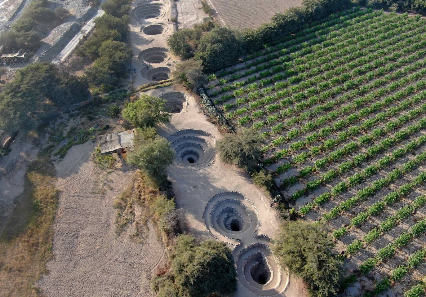 Al haber tantos ojos de agua consecutivos, separados a veces por apenas un metro, está claro que eran utilizados para más fines que únicamente el mantenimiento y la oxigenación del agua. 