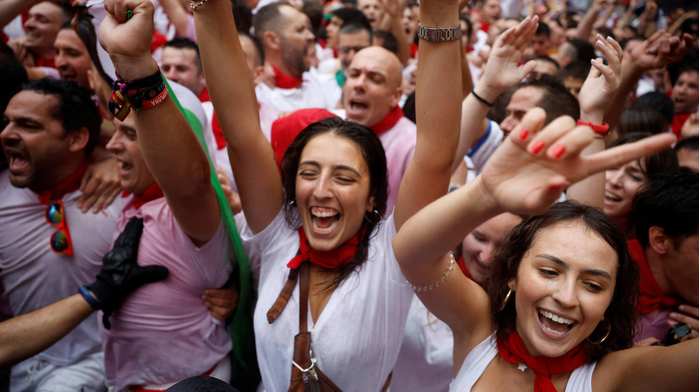 Fotos: Así ha sido el chupinazo de los Sanfermines 2022