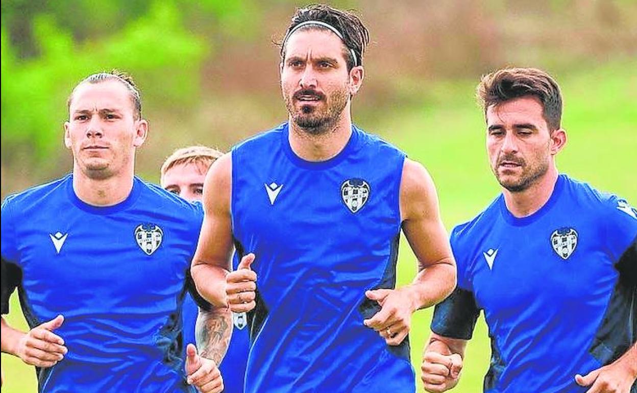 Campaña, durante un entrenamiento en el Parador de El Saler.
