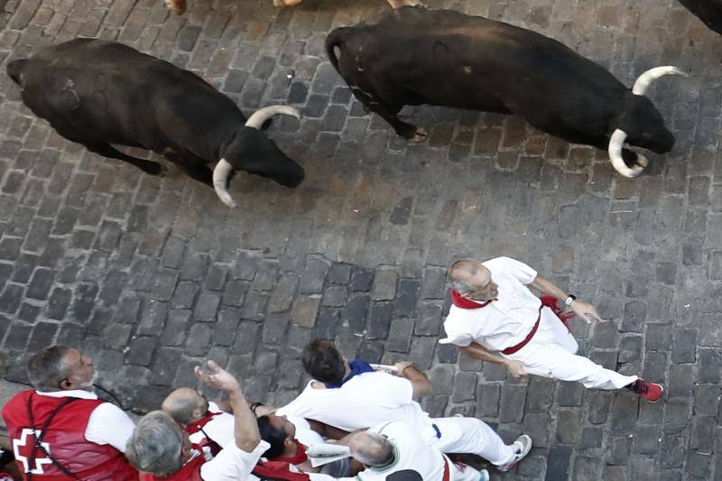 Fotos: Así ha sido el sexto encierro de San Fermín