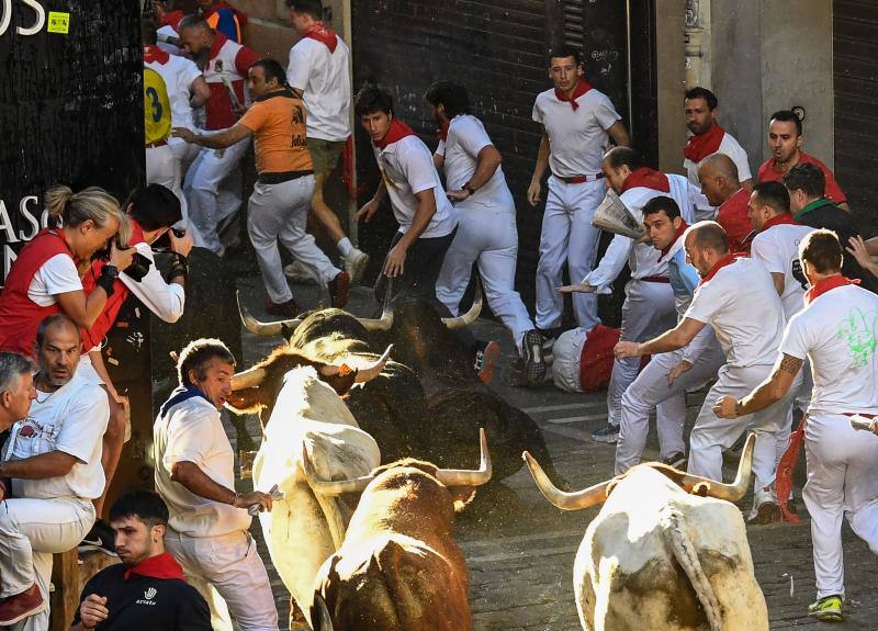 Fotos: Así ha sido el séptimo encierro de San Fermín