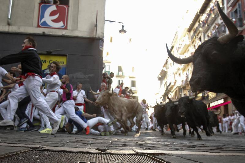 Fotos: Así ha sido el séptimo encierro de San Fermín