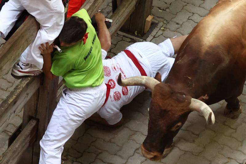 Fotos: Las mejores imágenes del encierro final de los Sanfermines