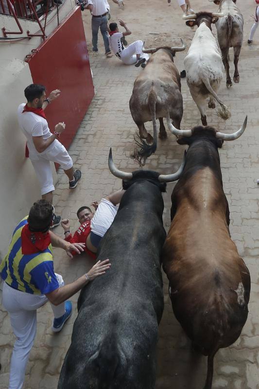 Fotos: Las mejores imágenes del encierro final de los Sanfermines