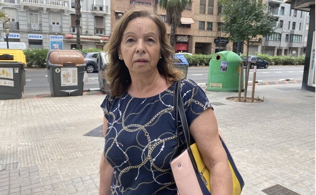 María Teresa Clemente, vecina de la zona de Pérez Galdós que se ha endeudado para comprarse una plaza de garaje tras reducir los aparcamientos. 