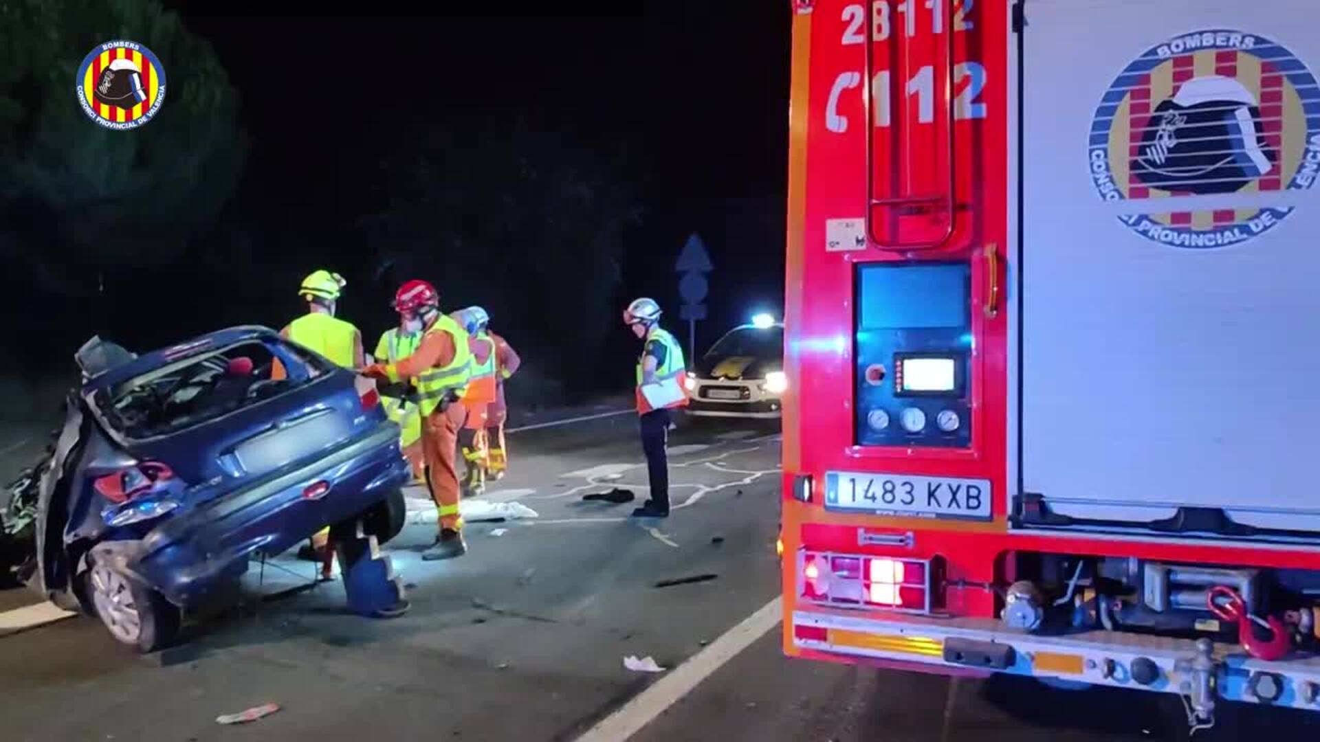 Accidente de tráfico en Sagunto: dos muertos y cuatro heridos en la V-23 el 17 de julio de 2022