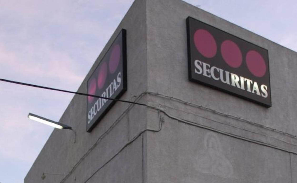 La fachada de la sede de la empresa Securitas. 