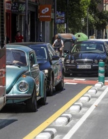 Imagen secundaria 2 - Nuevo cruce ciclista en la avenida de Pérez Galdós. 