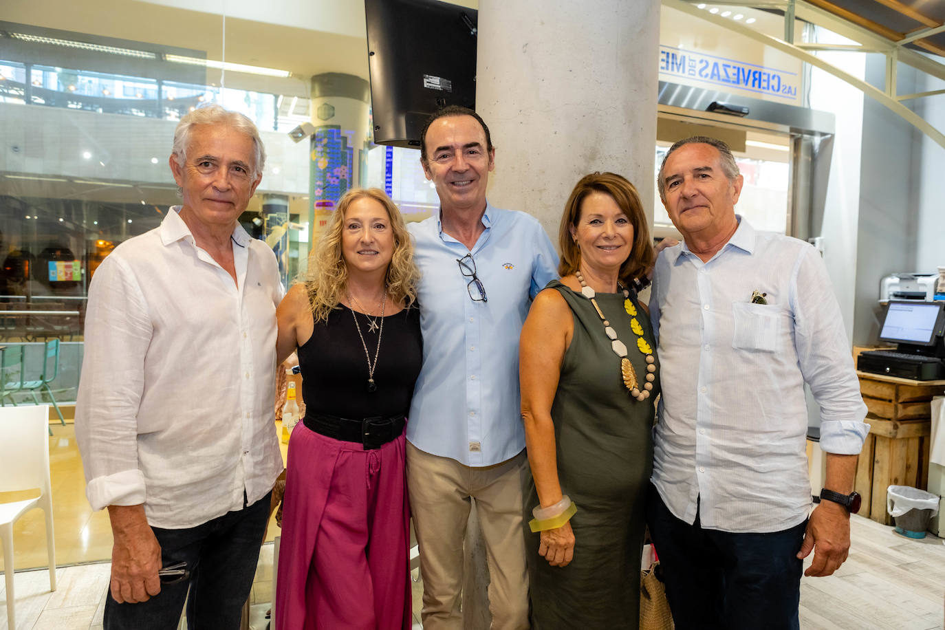 Alfonso García, Paz Sansaloni, José Manuel Pérez Manglano, Carmen Martínez y Alfredo Arlandis.