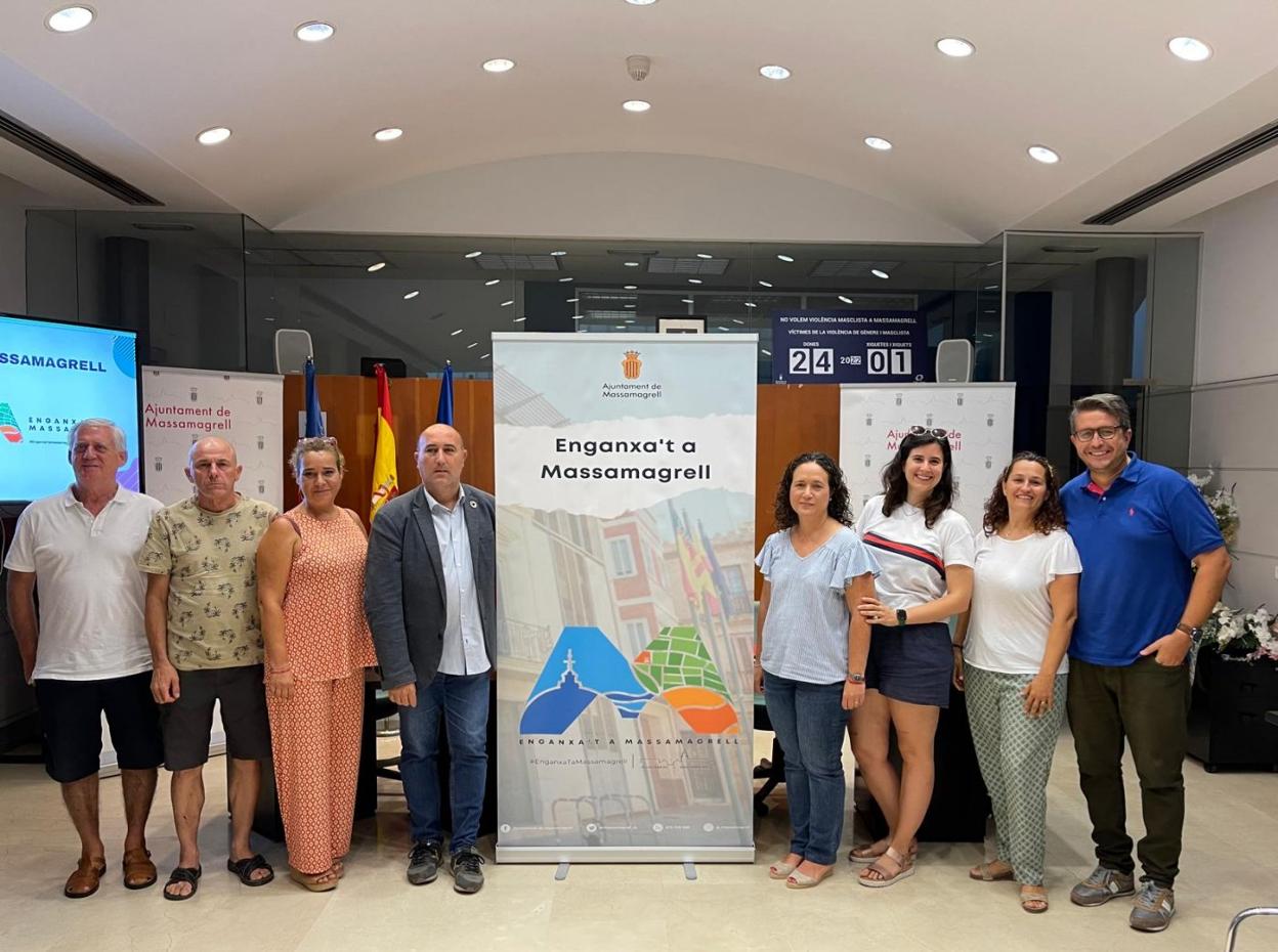 La presentación de la Marca Ciudad con las autoridades locales. LP