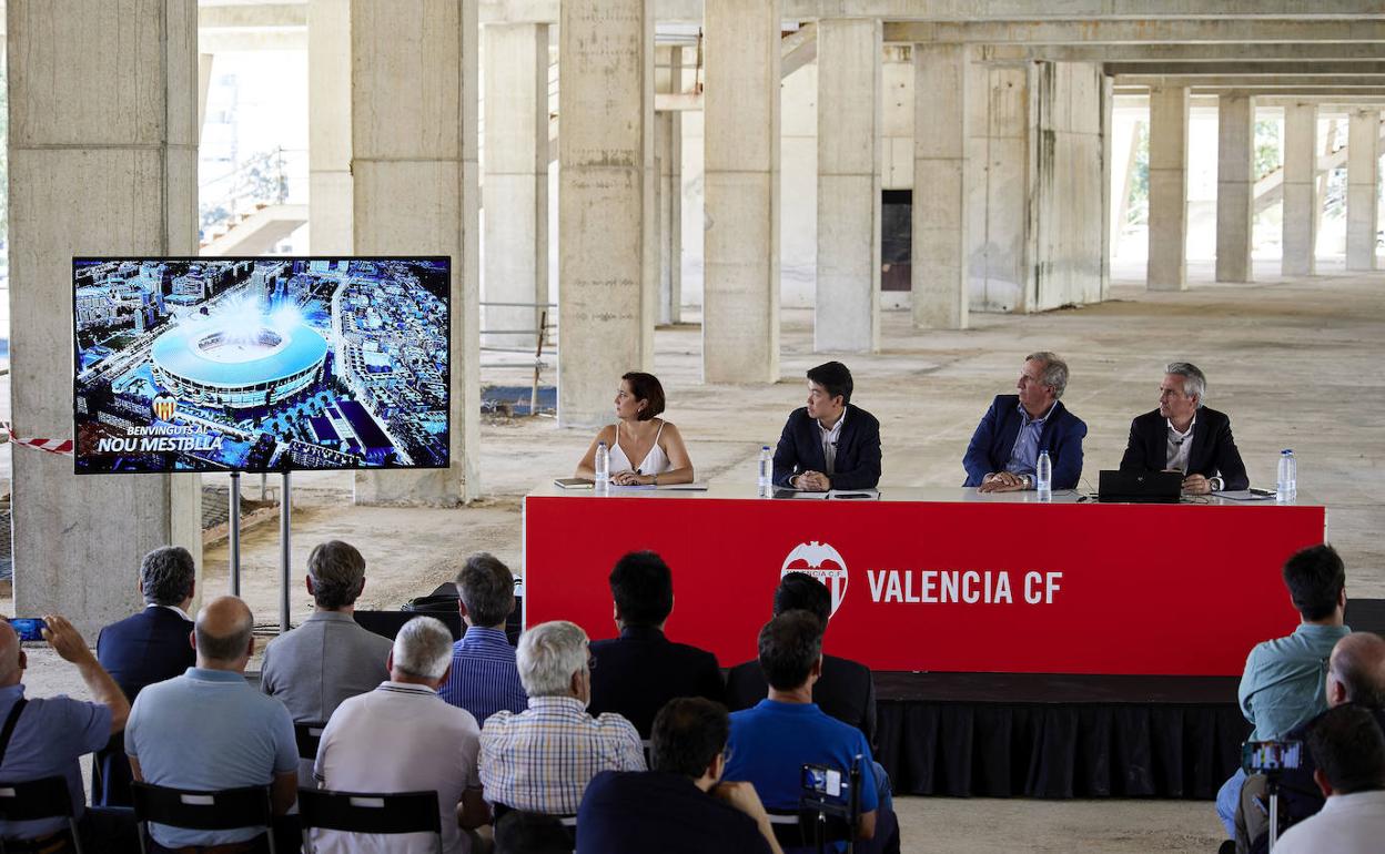 El Valencia presentó el anterior proyecto del Nuevo Mestalla el 23 de junio. 