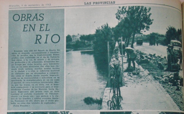 Imagen principal - Cauce del río Turia | Un río dentro de un periódico