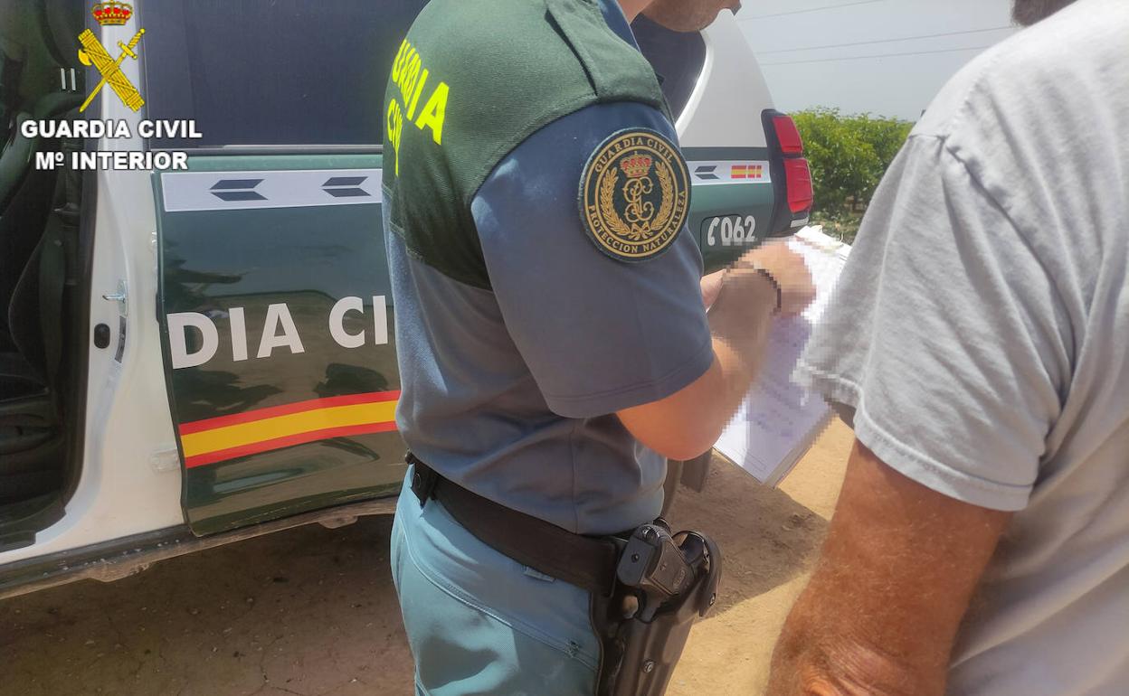 La Guardia Civil en la operación. 