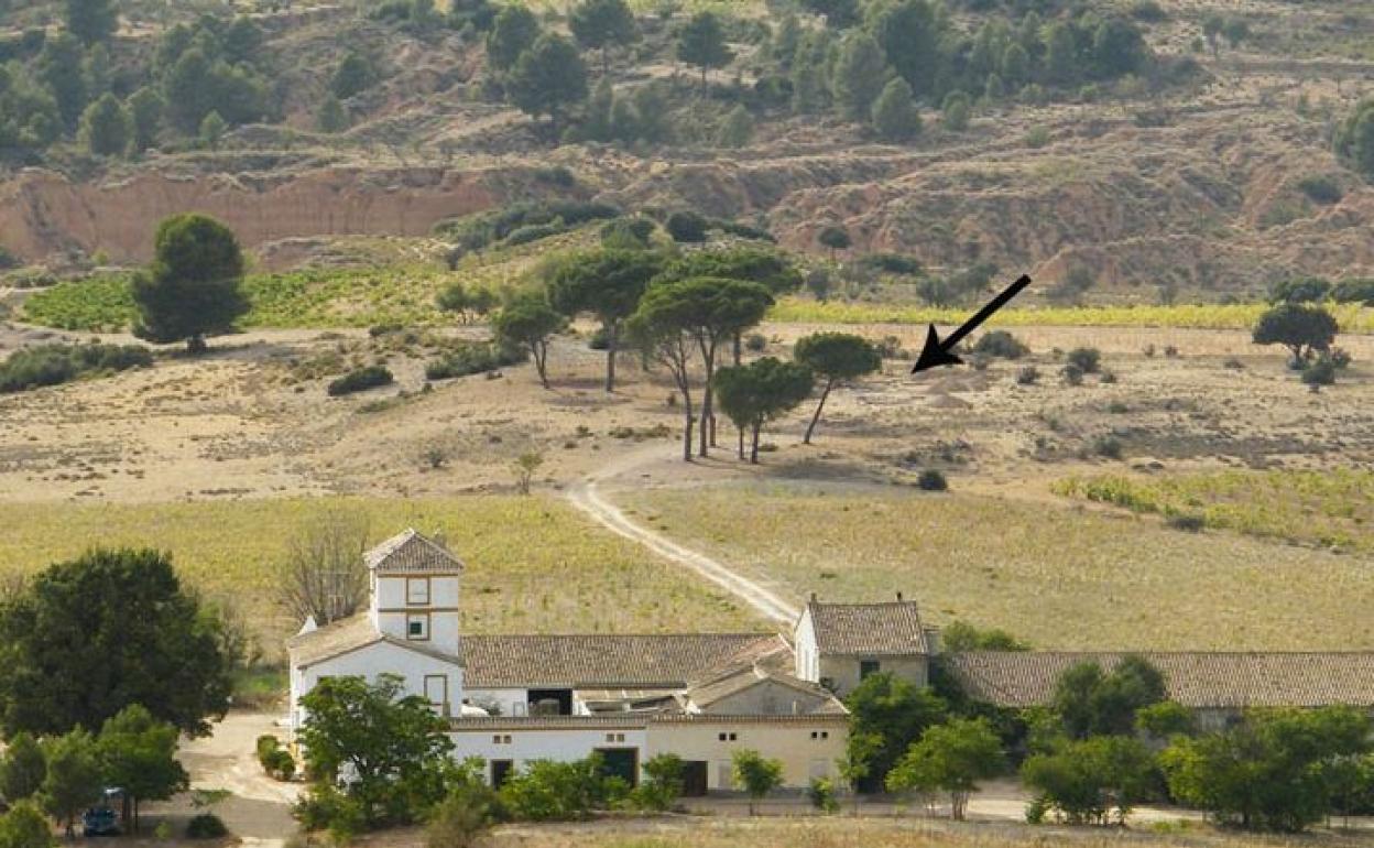 Ubicación del Cerro de la Cabeza, publicado por la Universitat de València. 