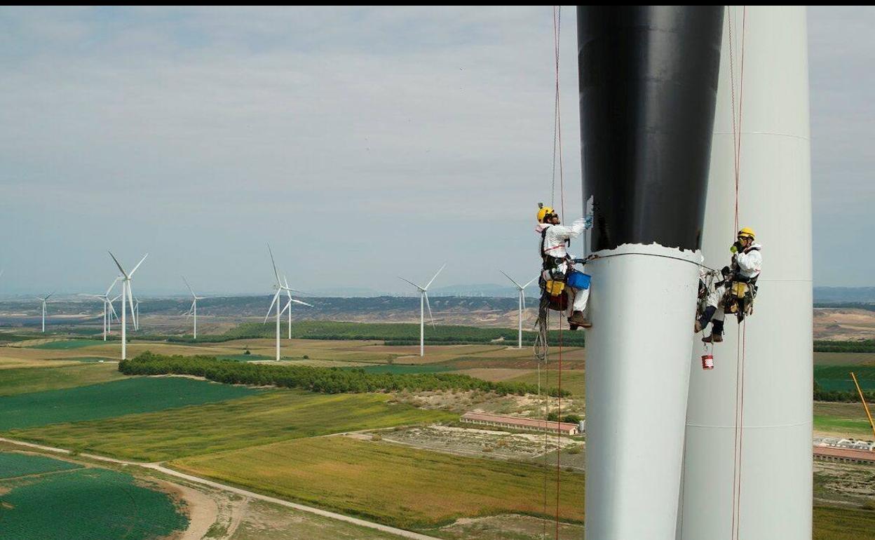 Instalación fotovoltaica de Iberdrola Renovables. 