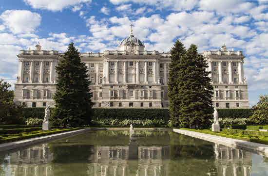 Palacio Real de Madrid, España.