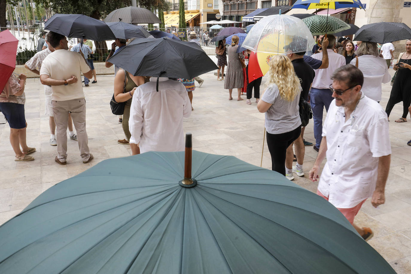 Fotos: Protestas por la reforma de la Plaza de la Reina en Valencia