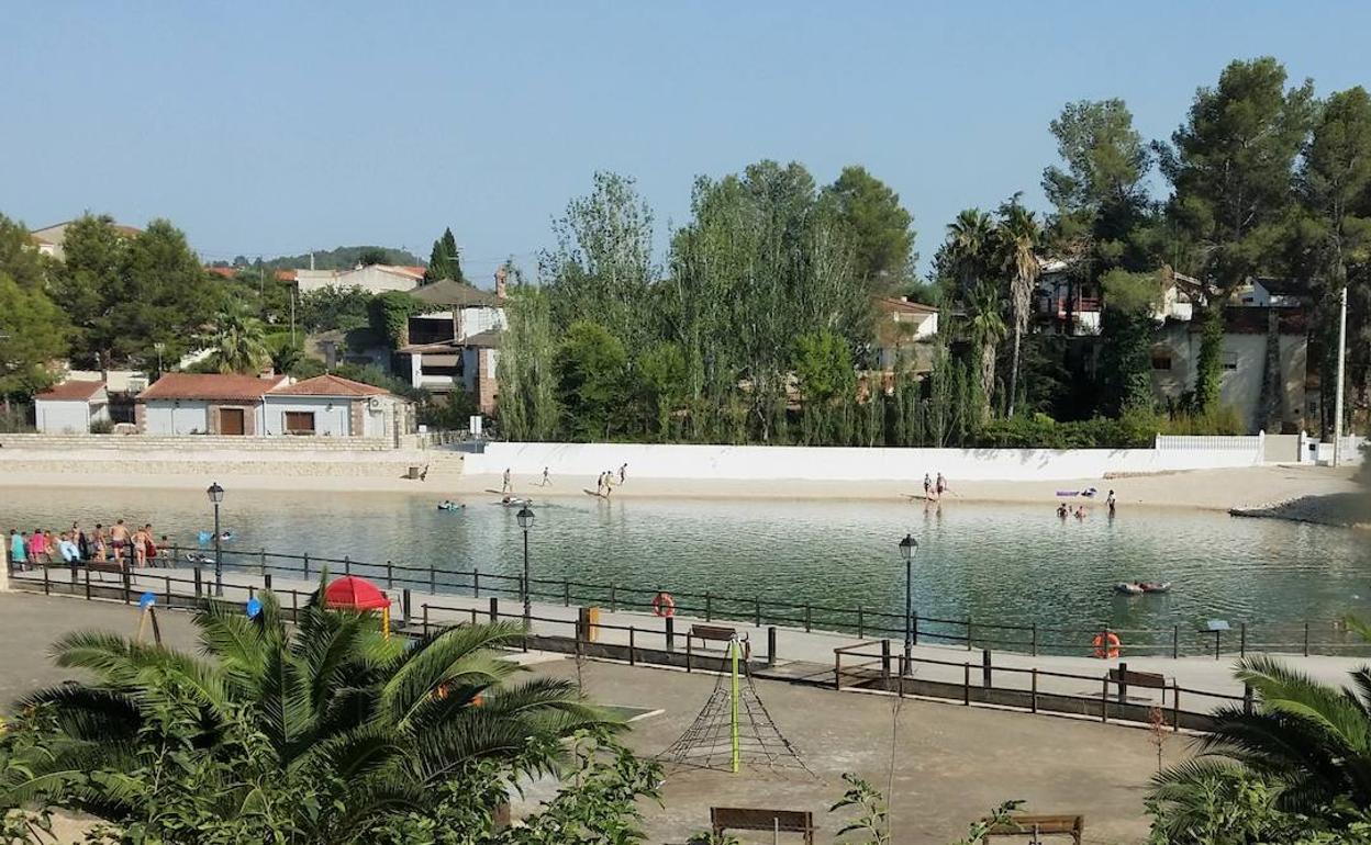 El Lago de Playamonte o 'Las Fuentes' en Navarrés.