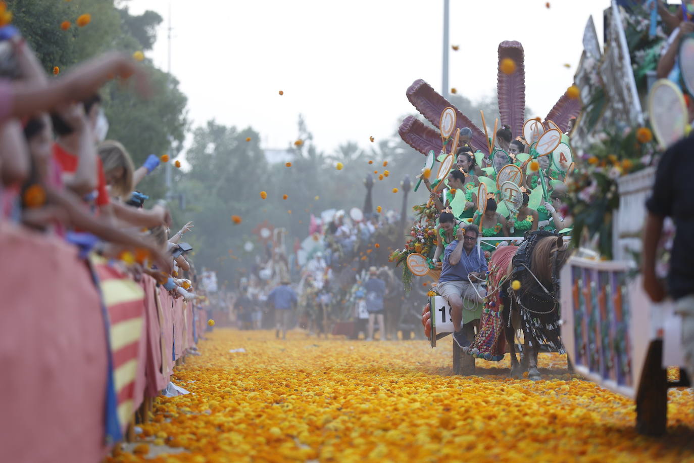 Fotos: La Batalla de Flores pone punto y final a la Feria de Julio