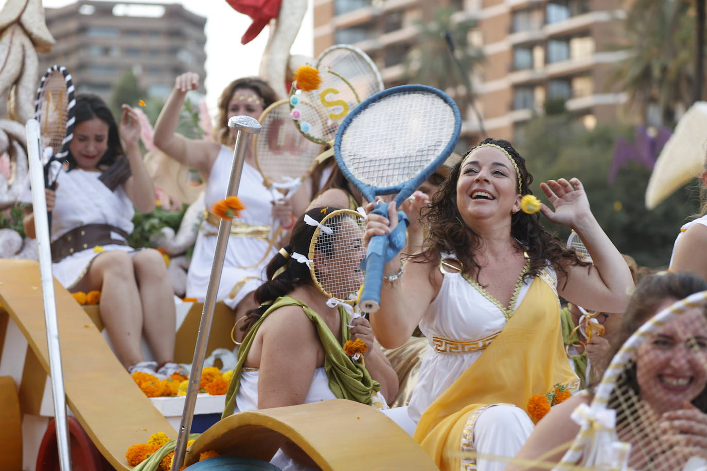 Fotos: La Batalla de Flores pone punto y final a la Feria de Julio