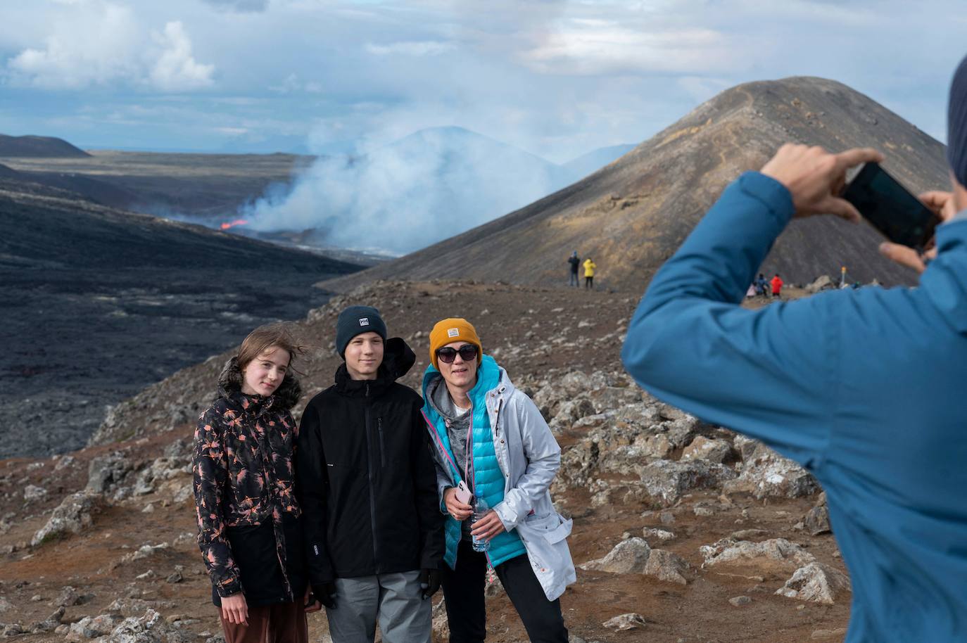 Fotos: Un volcán entra en erupción en Islandia