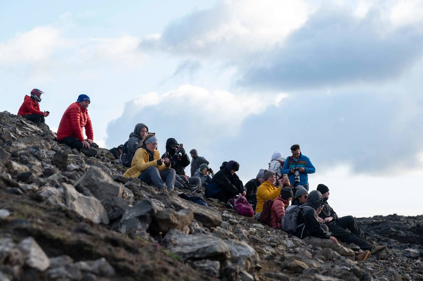 Fotos: Un volcán entra en erupción en Islandia