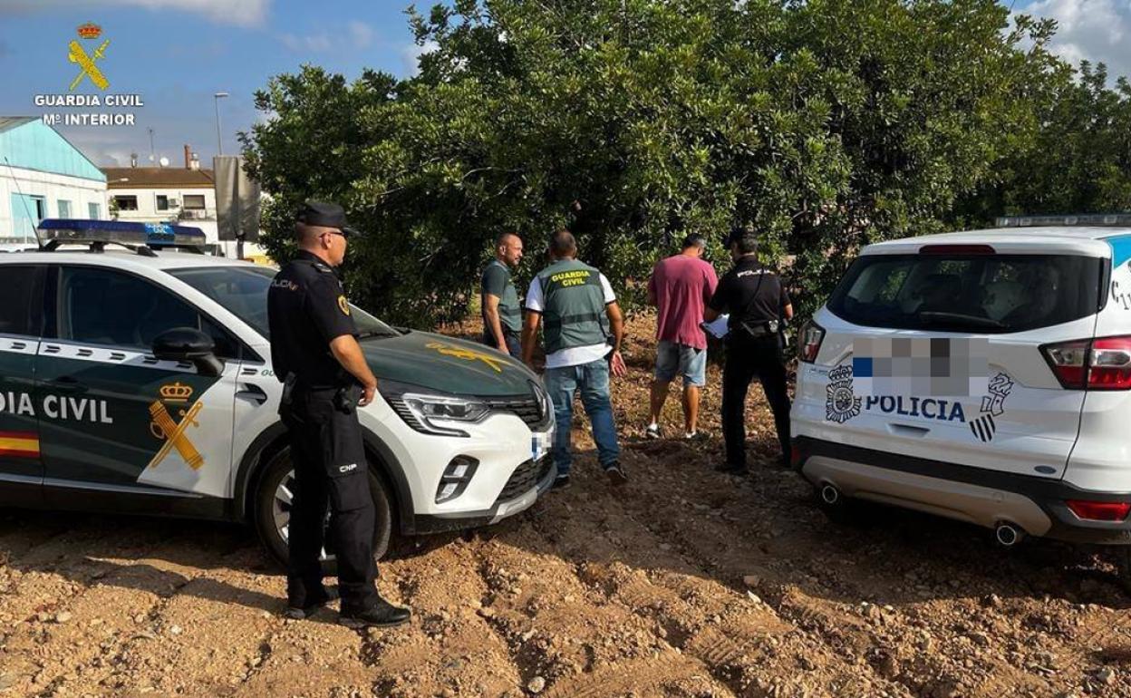 La operación de la Guardia Civil. 