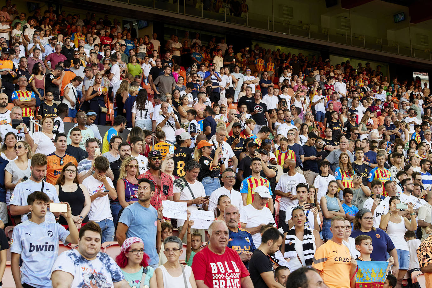 El Valencia de Gattuso se estrena en Mestalla.