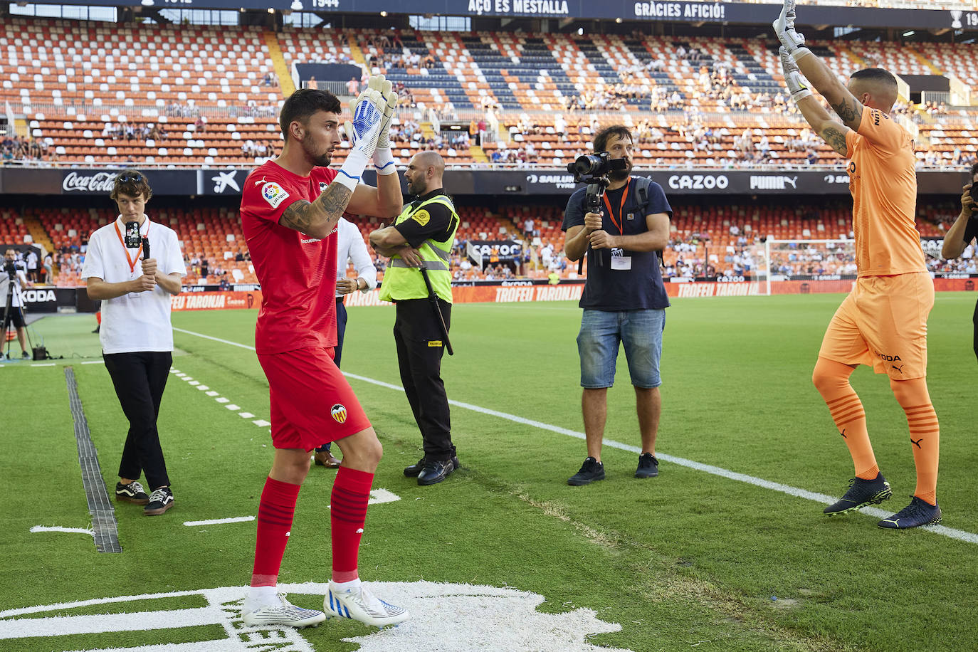 El Valencia de Gattuso se estrena en Mestalla.