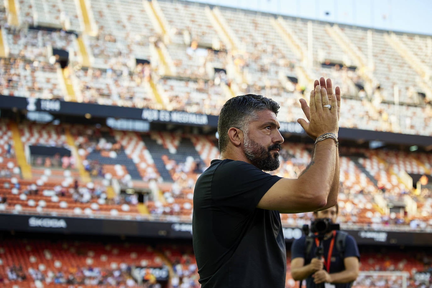 El Valencia de Gattuso se estrena en Mestalla.