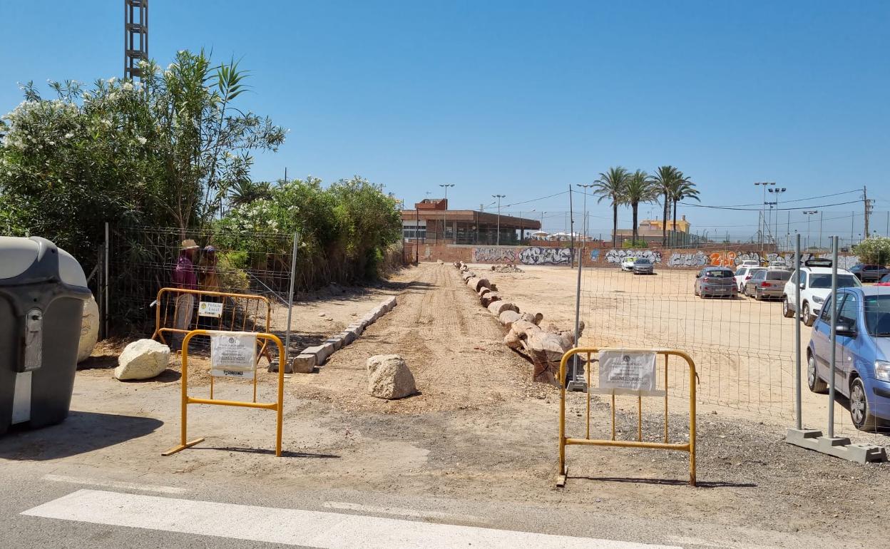 Nuevo acceso peatonal. 