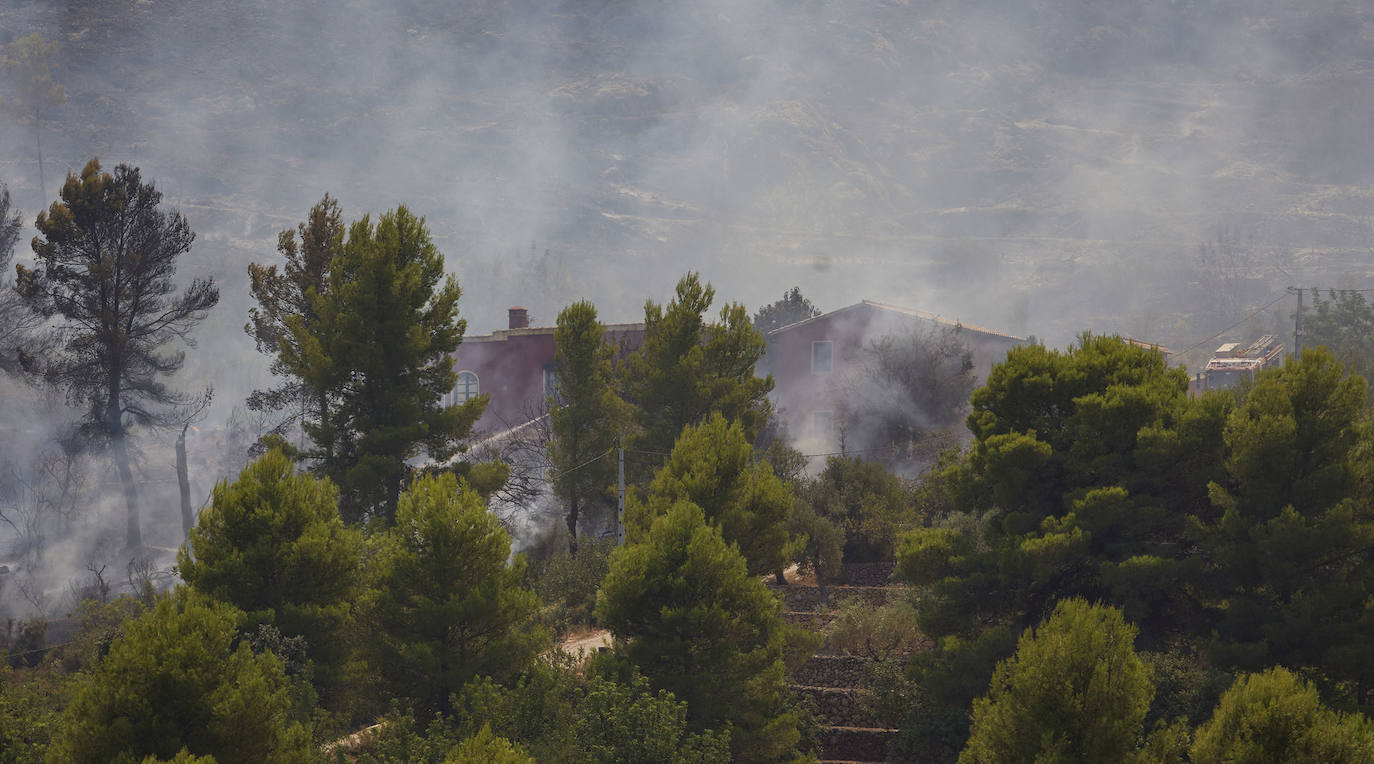 Fotos: Incendio en la Vall d&#039;Ebo