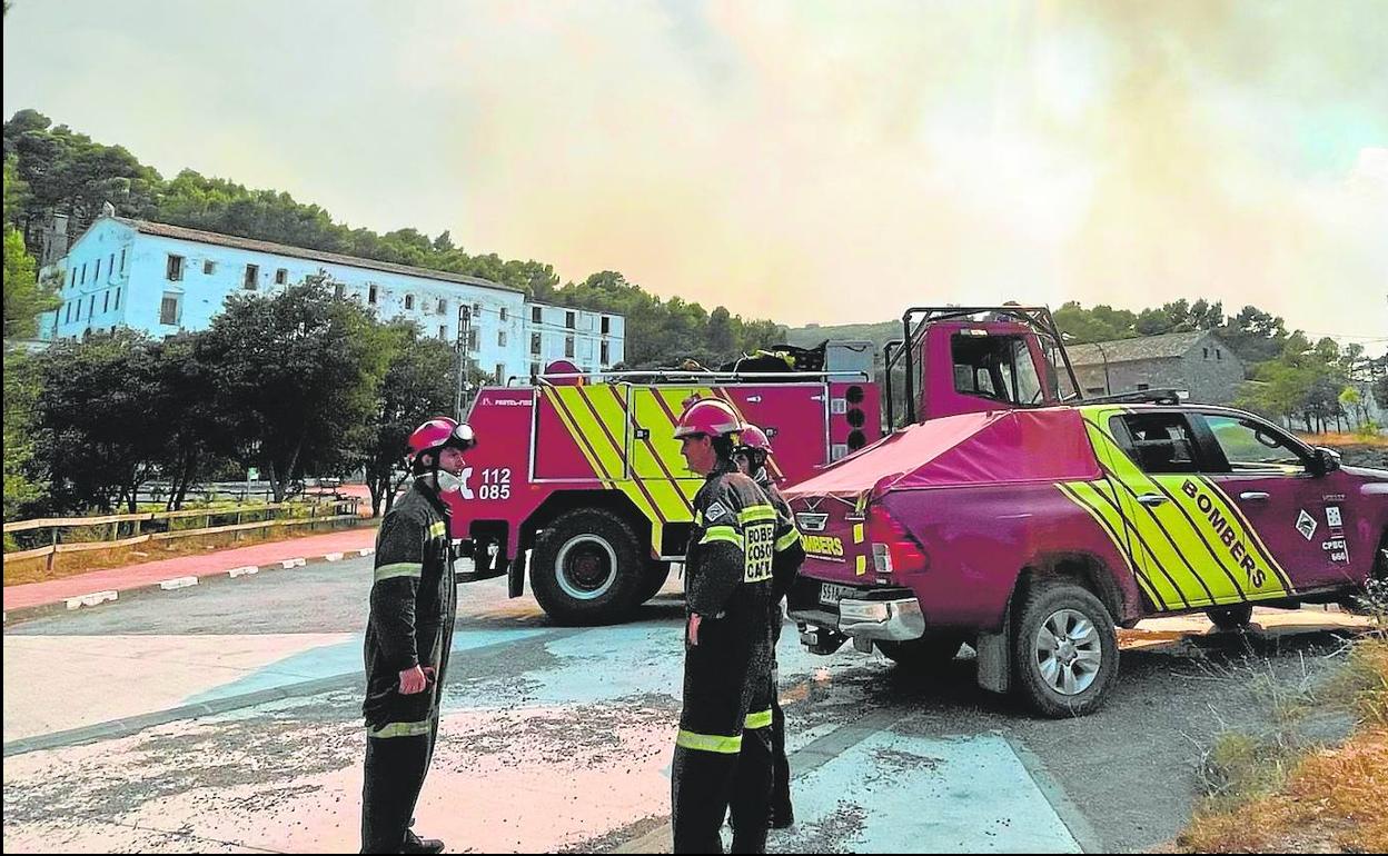 Sin daños en la hospedería. La zona permaneció intacta gracias al esfuerzo de quienes lucharon contra el fuego. 